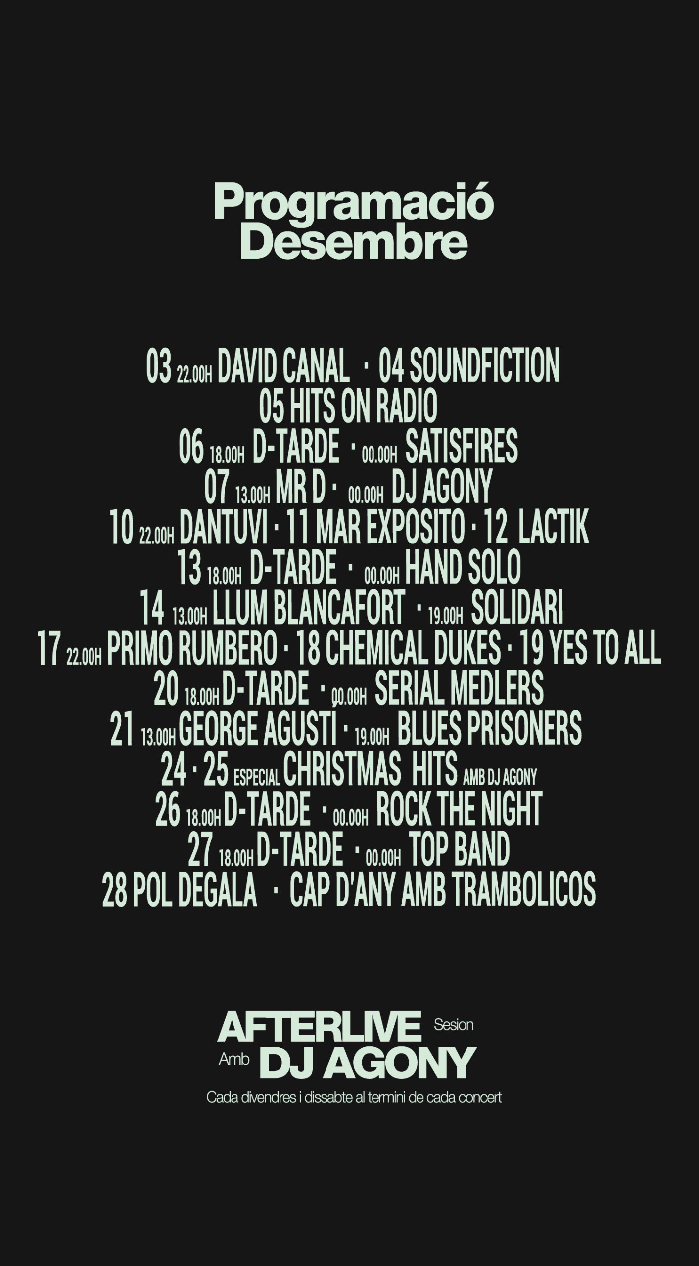 programa desembre 2025